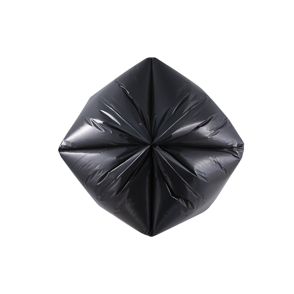 Can Liner, Size: 38"X58", 1.5 Mil EQ, Low Density, Capacity: 60 Gallons, Color: Black, Interleaved Rolls, 100/cs