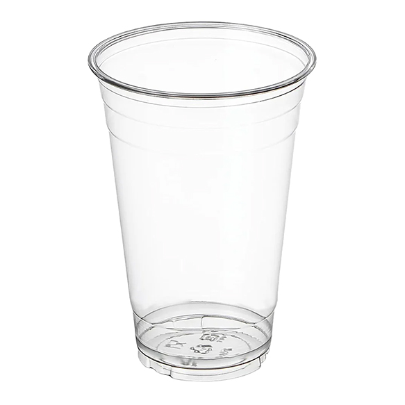 20 oz DRINK ECO 50% Recycled Cold Cup, Color: Clear, Material: 50% Recycled PET, 100% Recyclable, 1000/cs
