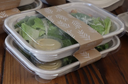 Clear Compostable Lid for 60 oz Rectangular Container 400/cs