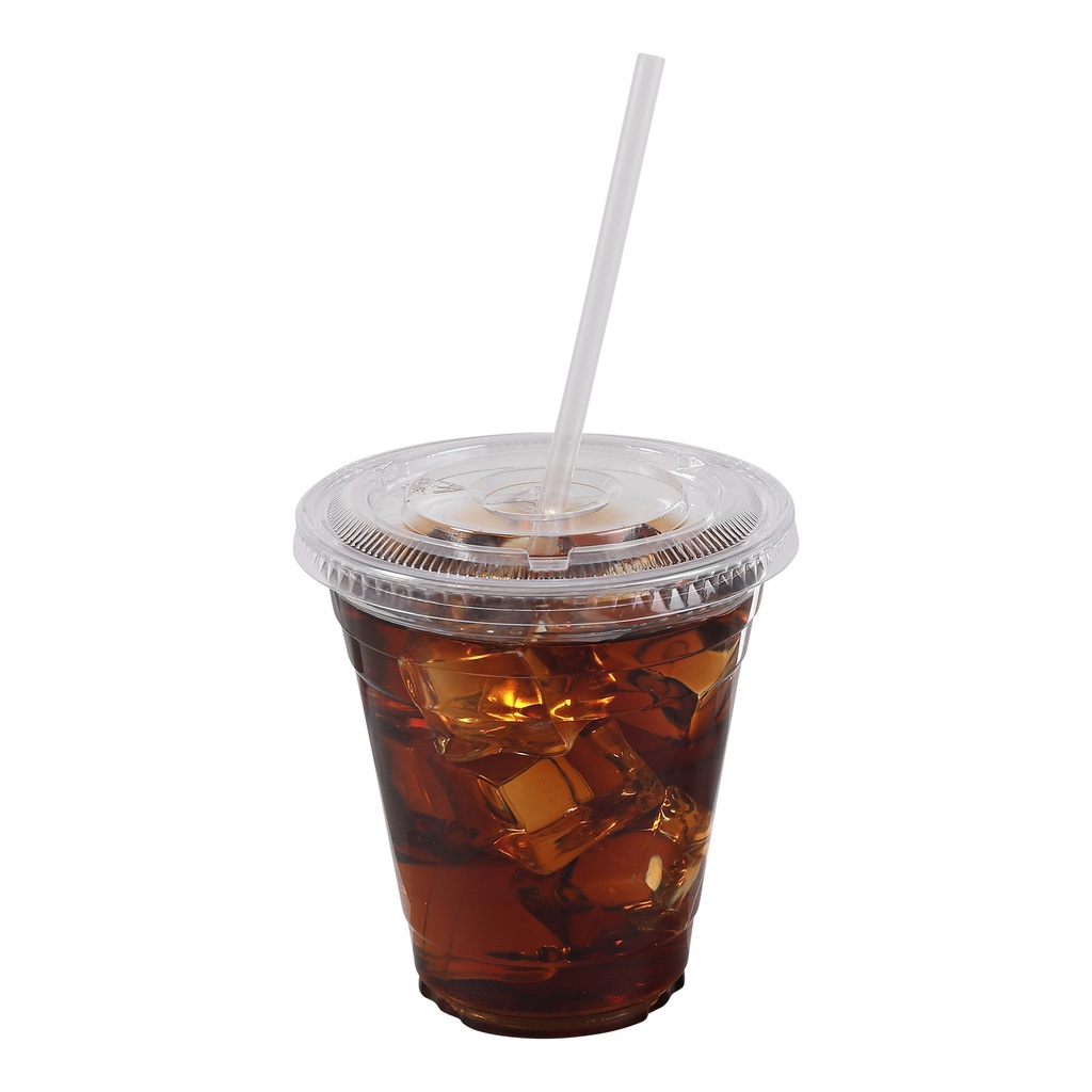 Jumbo straw, Length: 7.75", Color: Clear, Material: Plastic, Unwrapped, 12000/cs