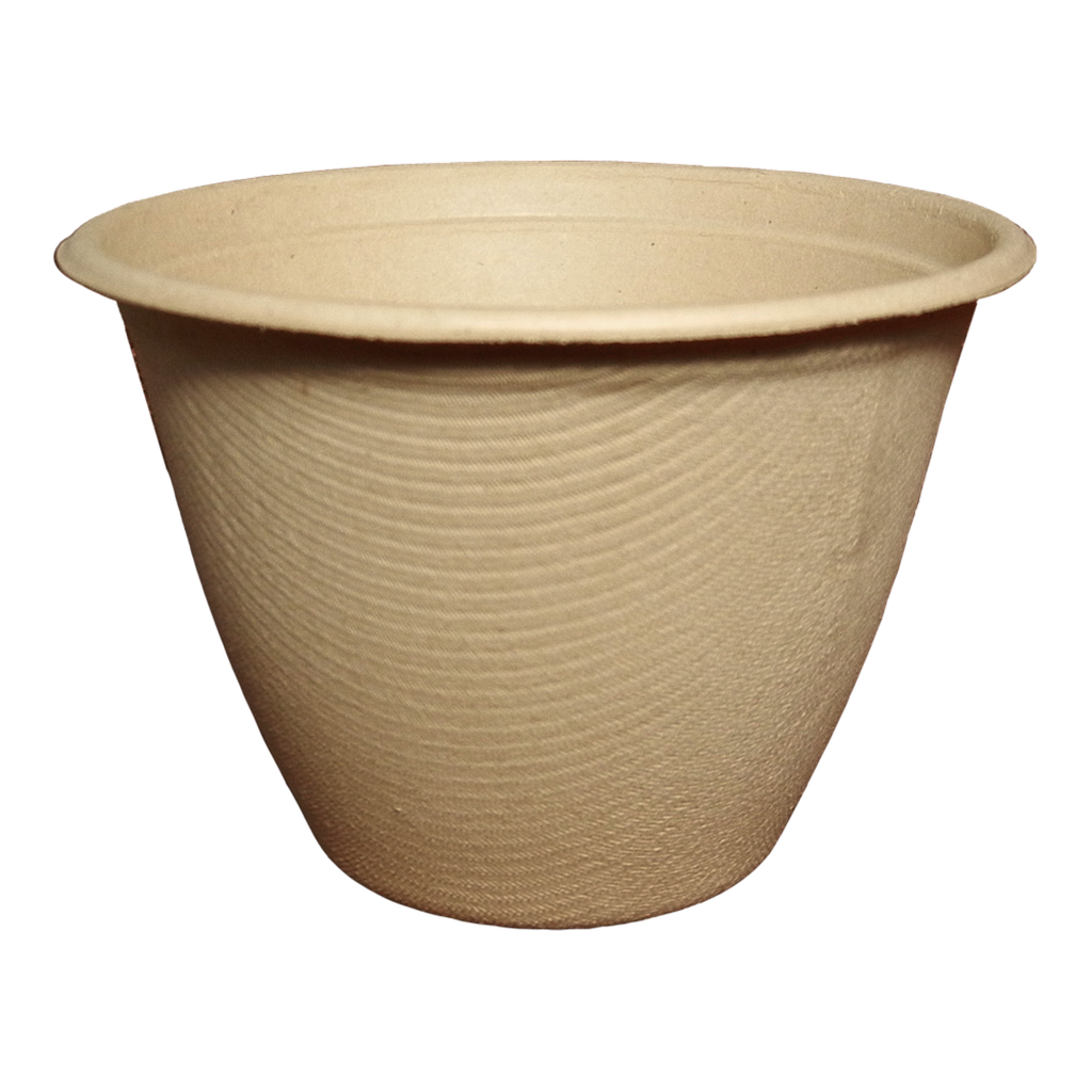Round Bowl, Capacity: 16 oz., Color: Tan, Material: Plant Fiber, BPI Certified Compostable, Suitable for Hot or Cold Foods, Microwave & Freezer Safe, 50/Sleeve; 10 Sleeves/Cs; 500/Cs