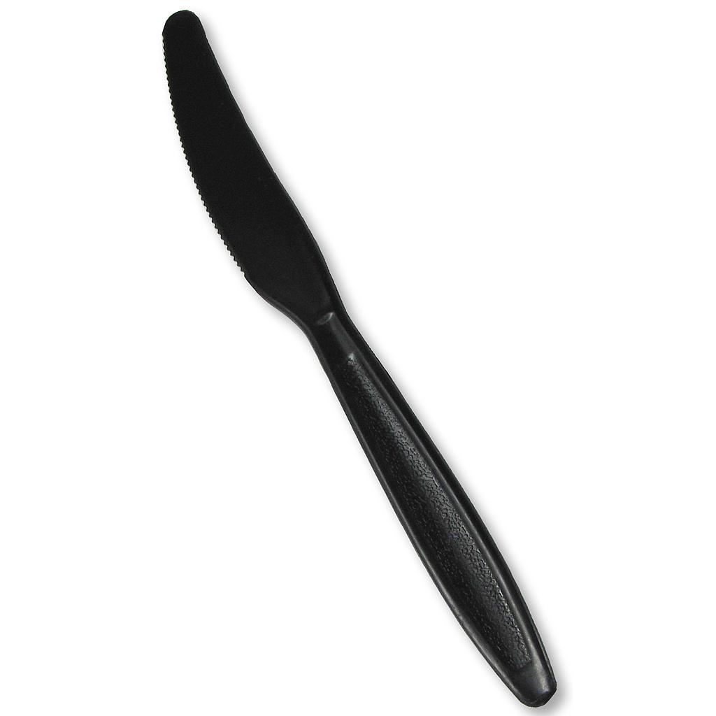 Knife, heavy weight, Color: Black, Material: Plastic, 1000/cs