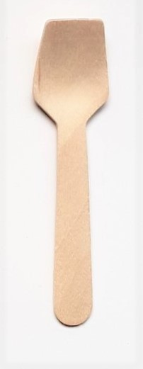 *SPECIAL ORDER ITEM* Wooden Ice Cream Taster Spoon, Size: 3.75", Material: Birch Wood, Color: Natural, Compostable, 2000/cs *ESTIMATED DELIVERY 1 TO 2 WEEKS* (NOT RETURNABLE)