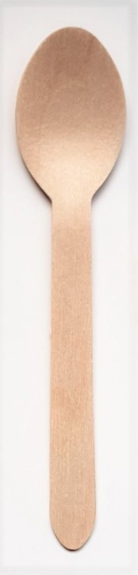 Wooden Spoon, Size: 6.25", Material: Birch Wood, Color: Natural, Compostable, 1000/cs (Ocean Friendly Compostable Utensils)