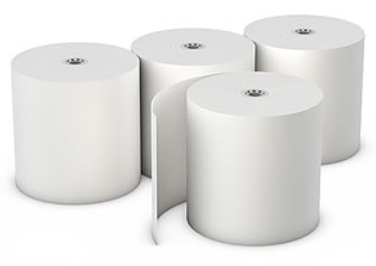 [009003-03] Register roll, bond paper, 1-ply, color: white, size: 3" x 165', 50/cs
