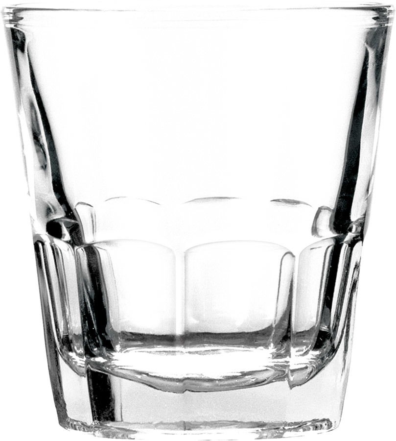 Rocks Cocktail Glass, Capacity: 9 oz, ANCHOR HOCKING - NEW ORLEANS, Height: 3.88", Top Diameter: 3.5", Bottom Diameter: 2.5", 36 Glasses/Cs