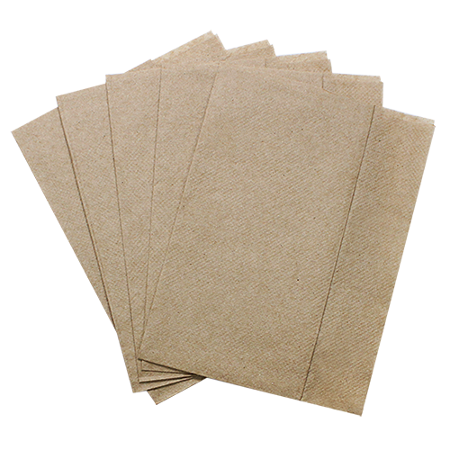 *Special Order* Full-Fold dispenser napkin, Size: 12"x12", 1 ply, Color: Kraft, Made from 100% recycled fiber, Compostable, 6000/cs  *Lead time 3 to 5 weeks*