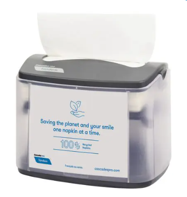 [013005-03] *SPECIAL ORDER ITEM* Interfold Napkin Dispenser Tabletop, Size: 6", Color: Grey *ESTIMATED DELIVERY TIME 1-2 WEEKS* (NOT RETURNABLE)