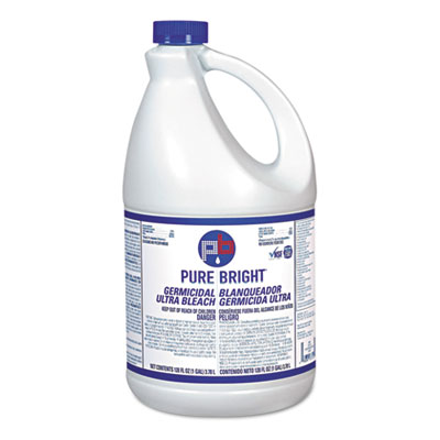 Bleach, 6% Sodium Hypochlorite, 1 Gallon Bottle; 6 Bottles/Cs