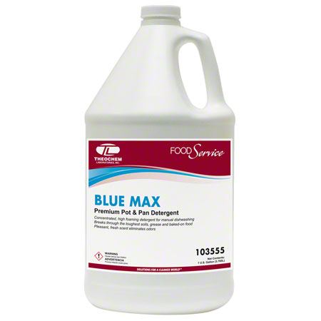 Premium pot and pan dish detergent, Auburn PRO Line, BLUE MAX, Biodegradable, Concentrated, Fresh scent, 4x1 gallon/cs