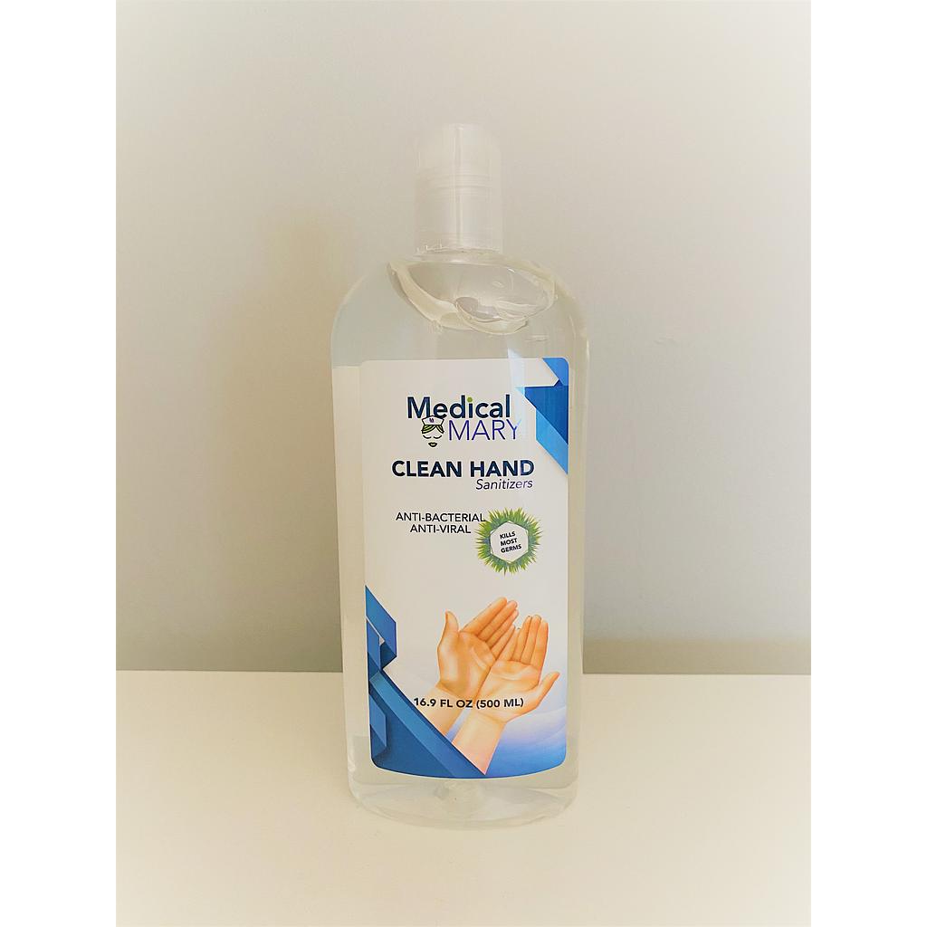 Anti-Bacterial Gel Hand Sanitizer, 75% Alcohol, Size: 16.9 fl oz. Bottle, Color: Clear, 1 Bottle