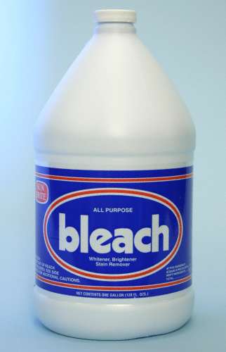 Bleach, 5.25%, SUN BRITE, 1 Gallon Bottle; 6 Bottles/Cs