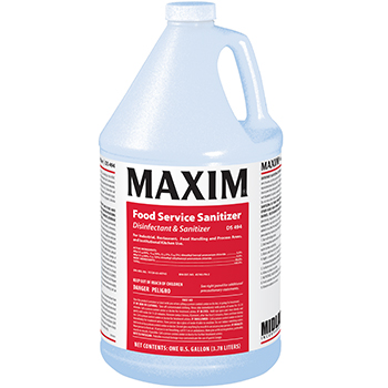 *SPECIAL ORDER ITEM* Food Service Quat Based Disinfectant & Sanitizer for Use in 3-Compartment Sinks & Food Contact Surfaces, Concentrated, DS 494, Color: Clear, Fragrance: None, 1 Gallon Bottle; 4 Bottles/cs *ESTIMATED DELIVERY 1 TO 2 WEEKS* (NOT RETURNABLE)