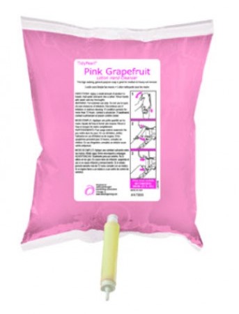 Lotion Skin Cleanser, Soap, Color: Pink, Fragrance: Grapefruit, 800 mL Refill; 12 Refills/Cs
