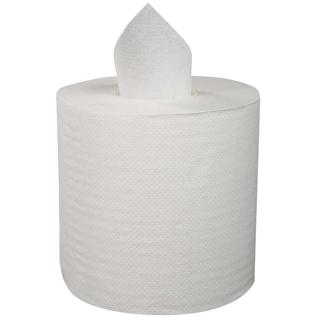 Center Pull Towel Roll, 10"x7.6", White, 6 rolls/cs, 13.89 lb
