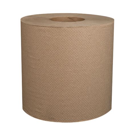 Natural Hard Wound Roll Towel, 700ft Per Roll, 6 Per Case