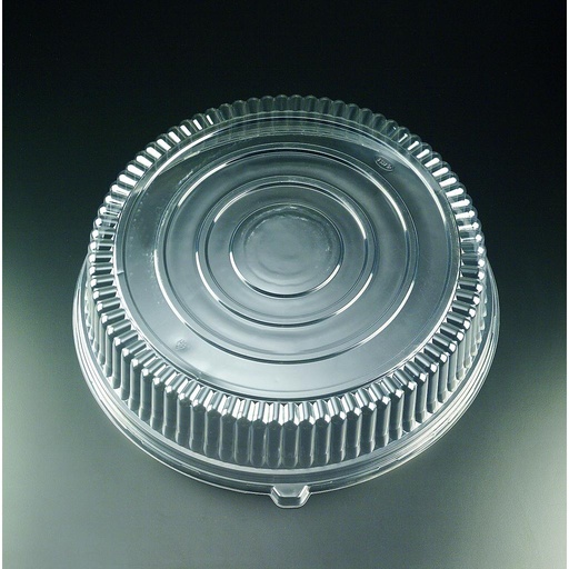 Round 18" Dome Lid, Color: Clear, Material: Plastic (PET), Fits EMI-280B Tray, 25 Lids/Cs