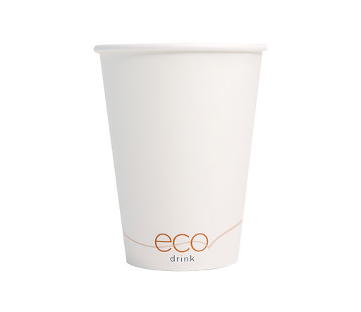 20 oz DRINK ECO Compostable, Single Wall Hot Cup, Material: PLA Lined Paper; 320gsm+30pla, 1000/cs