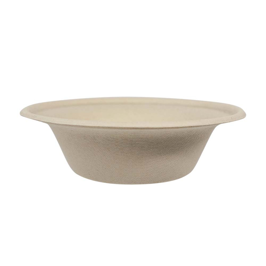 *SPECIAL ORDER ITEM* 12 oz Plant Fiber Bowl, Suitable for Hot Foods, Round, Material: Bamboo & Sugarcane Fiber, Certified Compostable, 1000 Bowls/Cs *ESTIMATED DELIVERY 8-10 WEEKS* (NOT RETURNABLE)