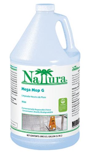 [018102-03] No-Rinse Neutral Floor Cleaner, EcoLogo Certified, Red Liquid, Tangy Fruit Fragrance, Concentrated, 1 gallon bottle; 4 bottles/cs