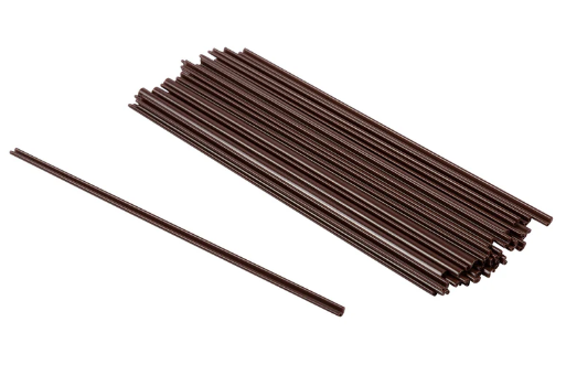 5.25" Brown Coffee Stirrer, Unwrapped, 1000 Stirrers/Box; 10 Boxes/Case