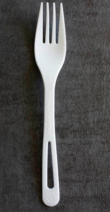 Fork for use with Touchless Utensil Dispenser, Compostable, Length: 6", Material: TPLA, 10 Touchless Refill Packs of 100 Forks; 1000 Forks/cs
