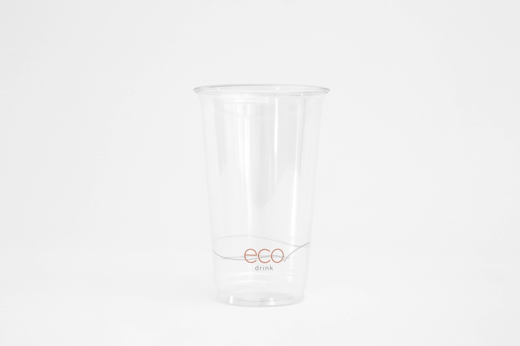 20 oz DRINK ECO 100% Recycled Cold Cup, Material: 100% Post Consumer Recycled PET, Recyclable, 1000/cs