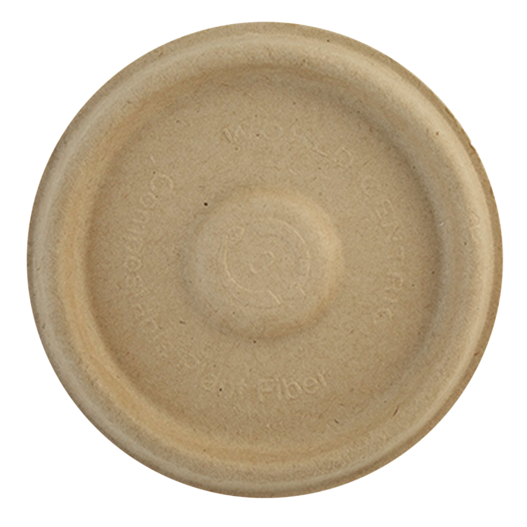 *SPECIAL ORDER ITEM* Flat lid for 2 oz portion cup, Unbleached plant fiber, Natural, Compostable, 2000/cs, Special Order Item, Non-refundable, 3 to 4 week lead time