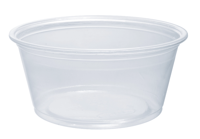 *SPECIAL ORDER ITEM* Portion Cup, Capacity: 3.25-oz, Color: Clear, Material: Polypropylene, 125 Cups/Sleeve; 20 Sleeves/Cs; 2500 Cups/Cs *ESTIMATED DELIVERY 1 TO 2 WEEKS* (NOT RETURNABLE)