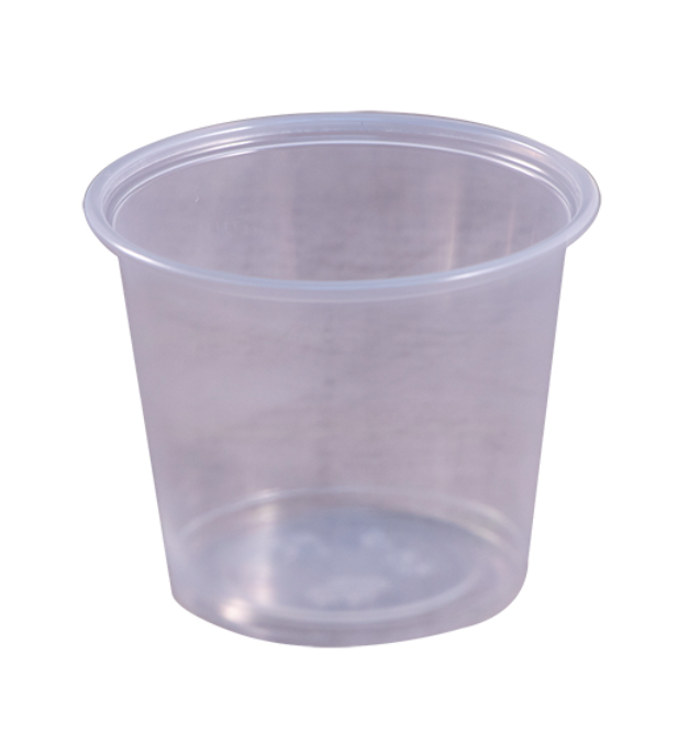 *SPECIAL ORDER ITEM* Portion Cup, Capacity: 5.5 oz, Color: Clear, Material: Polypropylene, 125 Cups/Sleeve; 20 Sleeves/Cs; 2500 Cups/Cs *ESTIMATED DELIVERY TIME 1-2 WEEKS* (NOT RETURNABLE)