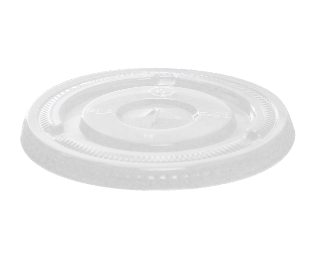 *SPECIAL ORDER ITEM* Clear flat PLA lid with straw slot for 16, 20 & 24 oz cups, Compostable, 1000/cs *ESTIMATED DELIVERY 2-3 WEEKS* (NOT RETURNABLE)