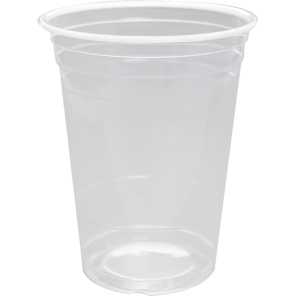 16 oz PET cold cup, Color: clear, 1000/cs