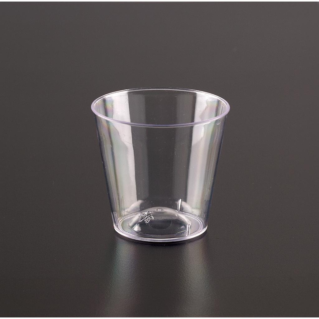 Shot Glass, 1 oz, Color: Clear, Material: Plastic, 50/Sleeve; 50 Sleeves/Cs; 2500 Shot Glasses/Cs
