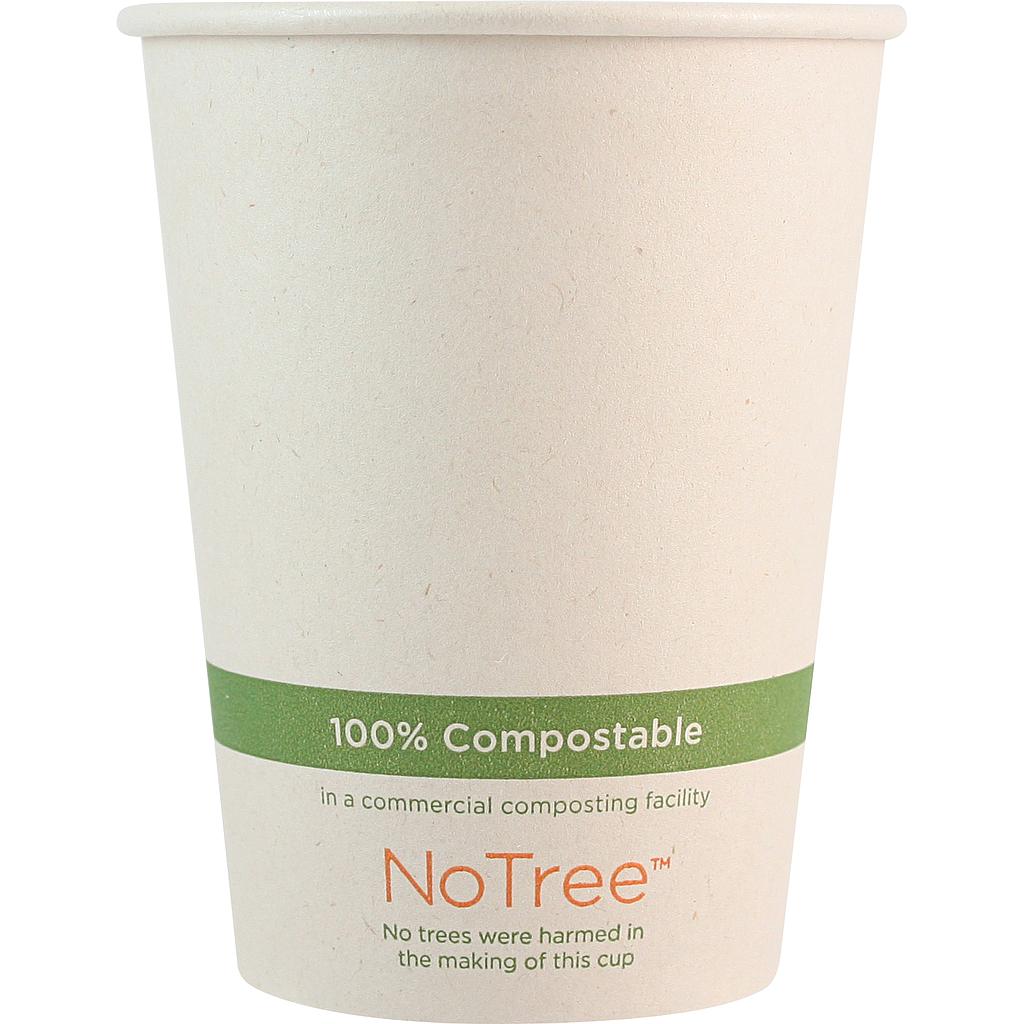 [003051-01] *SPECIAL ORDER ITEM* 12 oz NoTree Paper Hot or Cold Cup, Compostable, 1000/cs *ESTIMATED DELIVERY 4 TO 6 WEEKS* (NOT RETURNABLE)