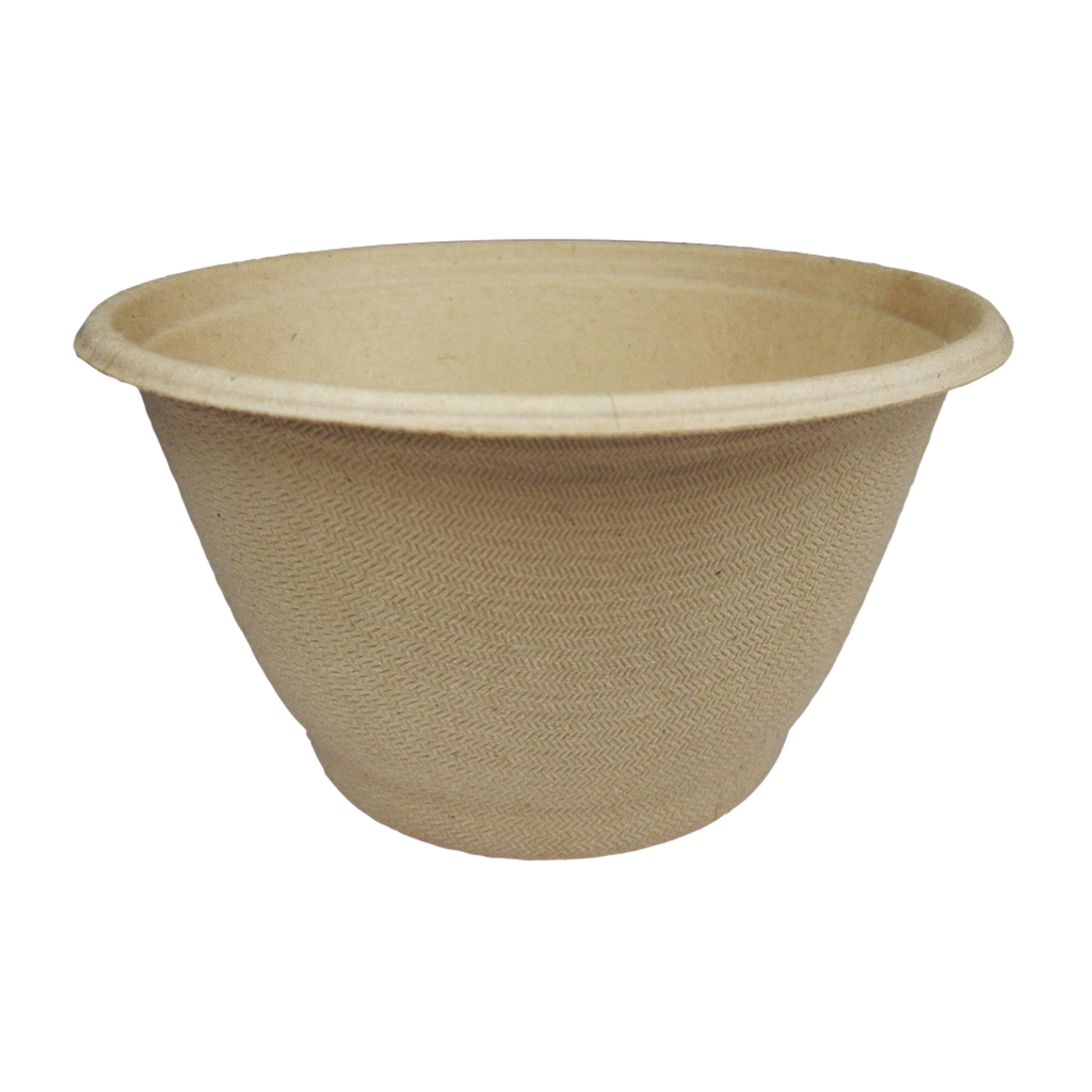 *SPECIAL ORDER ITEM* 6 oz Fiber Round Bowl, Material: Unbleached plant fiber, Color: Natural, Certified Compostable, 1000/cs *ESTIMATED DELIVERY 4 TO 8 WEEKS* (NOT RETURNABLE)