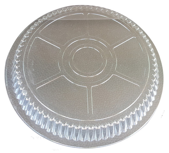 Dome Lid For Round Foil Pan, Size: 9”, Color: Clear, 500/cs