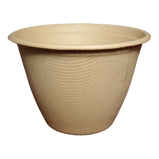 [004242-01] Round Bowl, Capacity: 16 oz., Color: Tan, Material: Plant Fiber, BPI Certified Compostable, Suitable for Hot or Cold Foods, Microwave & Freezer Safe, 50/Sleeve; 10 Sleeves/Cs; 500/Cs