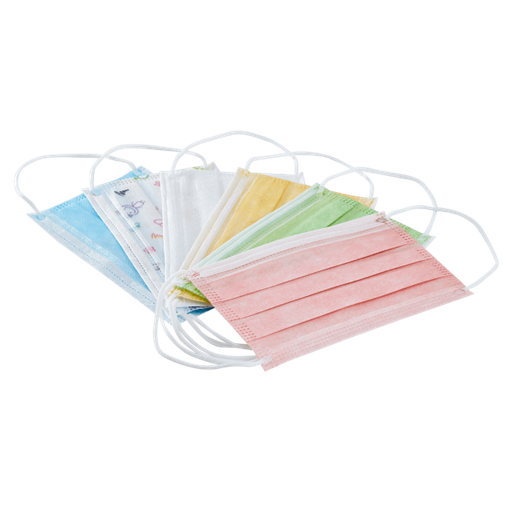 [006032-02] *SPECIAL ORDER ITEM* 3-Ply Kids Face Mask with Elastic Ear Loops, 30/cs, Special Order Item, Non-refundable, 3 to 4 week lead time