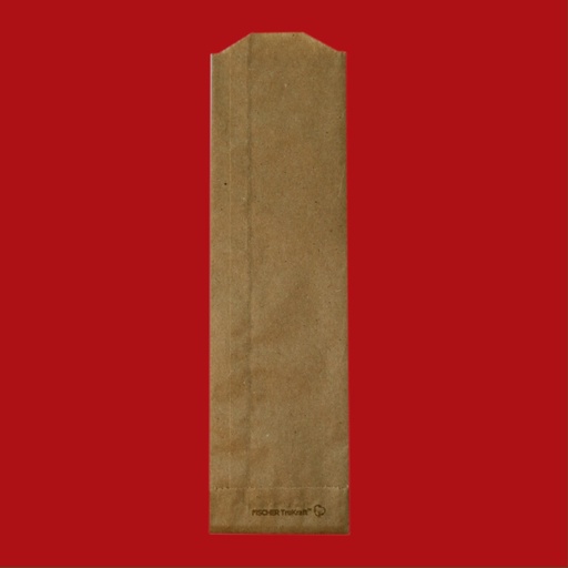[007039-03] Silverware Bag, Size: 2.75"x10", Material: Kraft Paper, Color: Natural, Compostable, 2000/cs