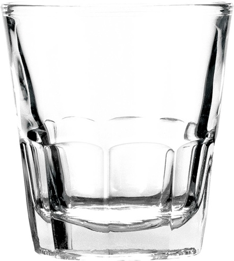 [011003-21] Rocks Cocktail Glass, Capacity: 9 oz, ANCHOR HOCKING - NEW ORLEANS, Height: 3.88", Top Diameter: 3.5", Bottom Diameter: 2.5", 36 Glasses/Cs