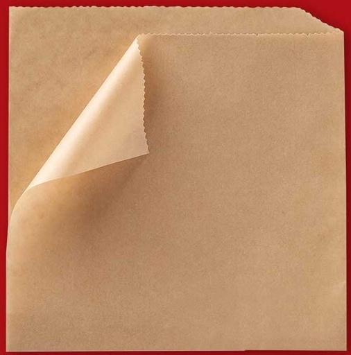 [012045-03] Side opening paper sleeve, Size: 7"x6.75", Color: Kraft, Compostable, 1000/cs