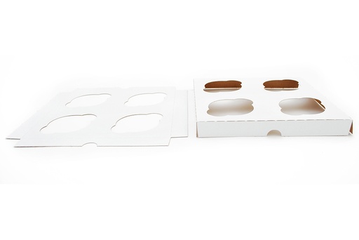 [012076-03] 4 Count Cup Cake Insert, 200/Case