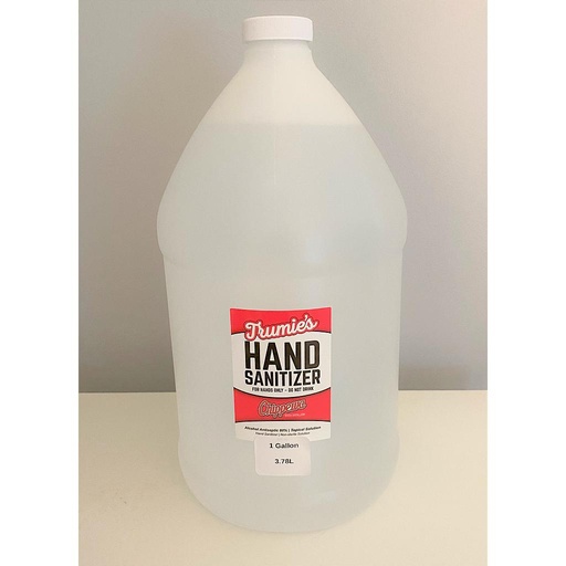 [018046-42] Liquid 80% alcohol hand sanitizer, Fragrance: none, Color: clear, 1 gallon bottle