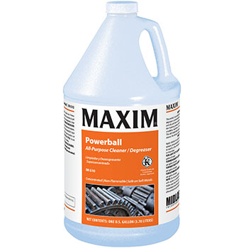 [018065-03] Degreaser & Cleaner, POWERBALLL, Heavy-Duty, Color: Purple, Fragrance: Sassafras, Concentrated, 1 Gallon Bottle; 4 Bottles/Cs