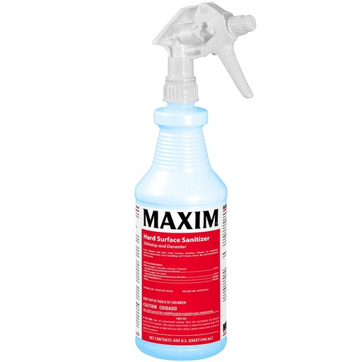 [018071-03] Hard Surface Table Top Sanitizer, Size: 32 oz Spray Bottle, Ready to use, No Scent, 12/cs