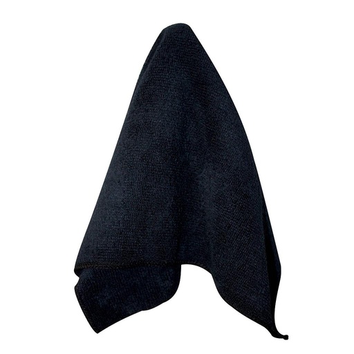 [020012-03] Microfiber Cloth, Color: Black, Size: 16"x16", 12/cs