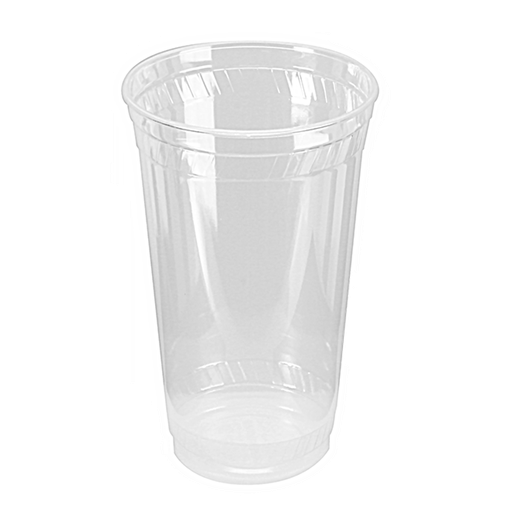 [002060-03] 32 oz PLA cold cup, Color: Clear, Compostable, 300/cs