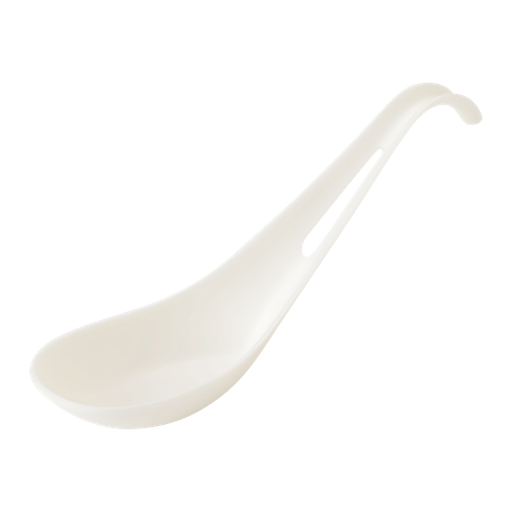 [007053-01] 6" Asian Soup Spoon , Compostable, TPLA- 500/cs