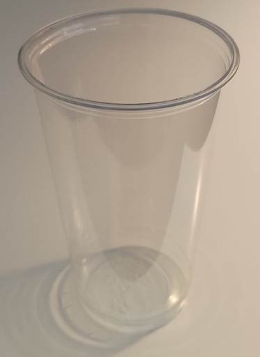 [002076] 20 oz 100% Recycled Cold Cup, Color: Clear, Material: 100% Post Consumer Recycled PET, 100% Recyclable, 1000/cs