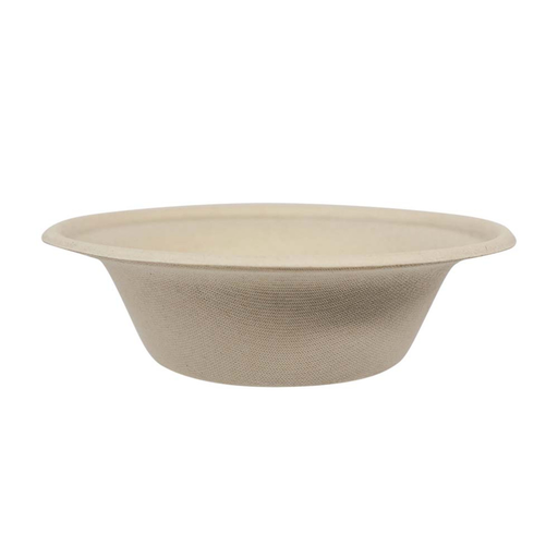 [004128-01] *SPECIAL ORDER ITEM* 12 oz Plant Fiber Bowl, Suitable for Hot Foods, Round, Material: Bamboo & Sugarcane Fiber, Certified Compostable, 1000 Bowls/Cs *ESTIMATED DELIVERY 8-10 WEEKS* (NOT RETURNABLE)